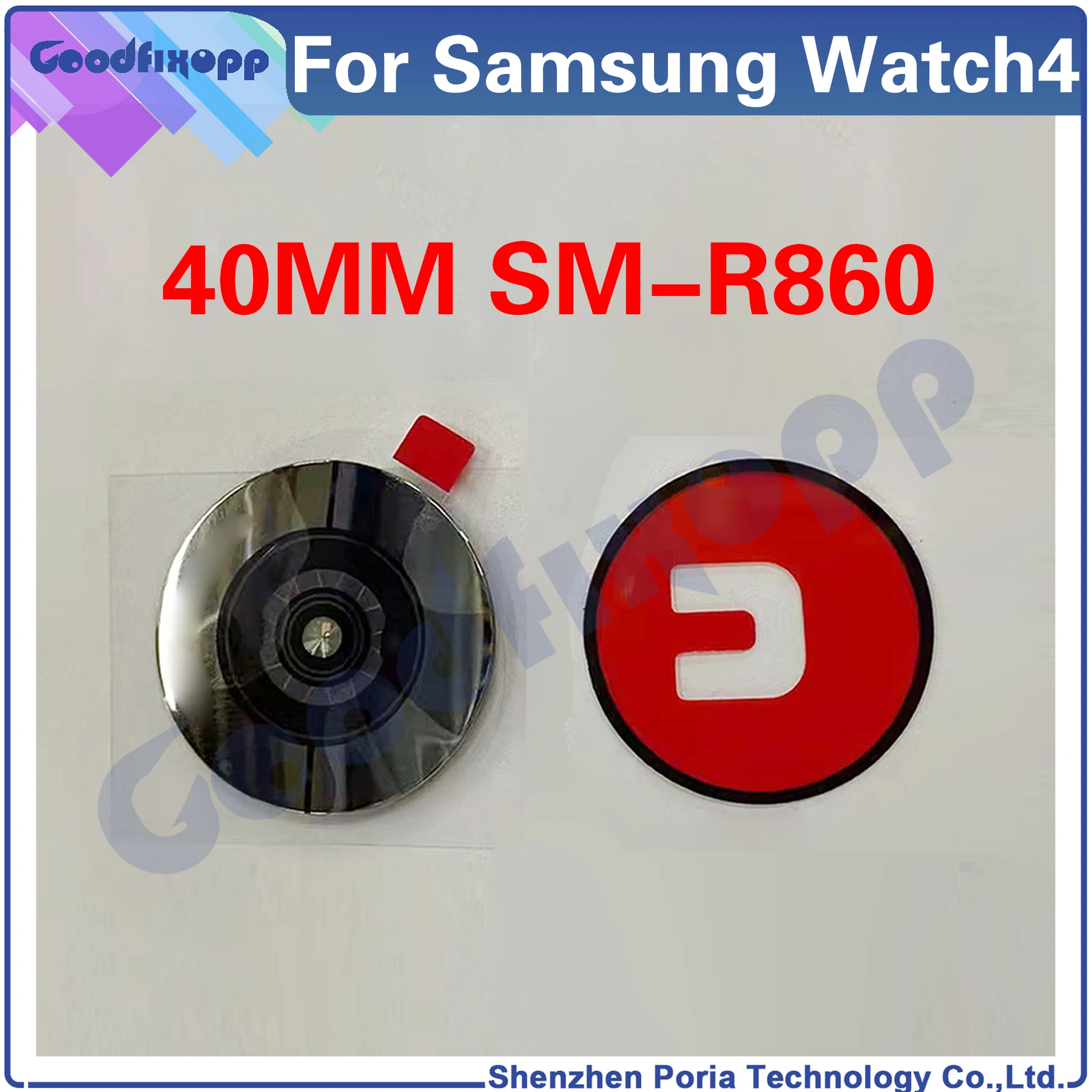 For Samsung Galaxy Se 4 SM-R860 R860 R865 40MM SM-R870 R870 R875 44MM Watch4 Dække Bagsiden Tilbage Shell Glas Linse Udskiftning - 1
