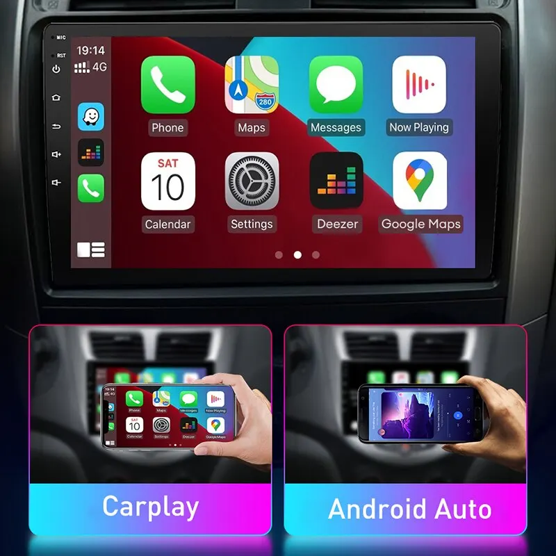 ACODO Android 12 Car Multimedia Afspiller 2 Din 7 9 10tommer Universal WiFi GPS Bil Radio Carplay For Toyota Kia Nissan, Honda - 2