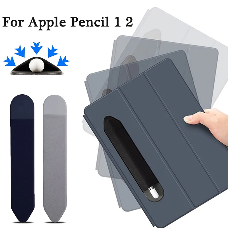 For Apple Blyant 2 1 Lim Pen Indehaveren Elastisk Lomme Sleeve til IPad Blyant Dække Tablet Touch Pen Pouch Taske Sleeve - 0