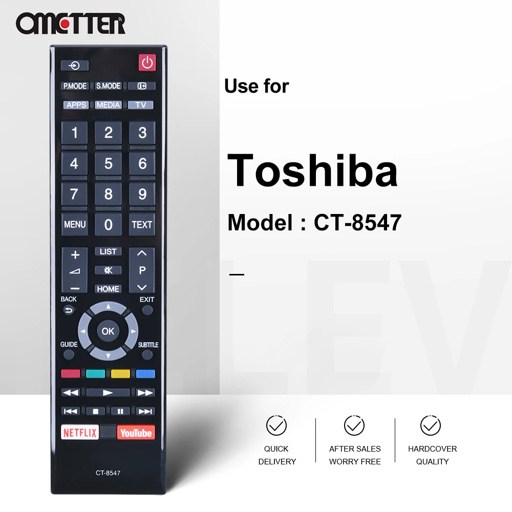 Velegnet til Toshiba TV ' ets Fjernbetjening, CT-8547 49L5865 49L5865EV 49L5865EA 49L5865EE - 1