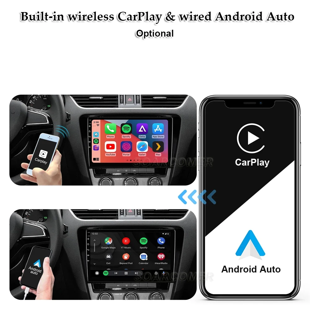 Android-13 For Renault Logan 2 2012 - 2019 Sandero 2 2014 - 2019 Bil Stereo Radio Multimedie-Afspiller GPS Carplay Speake 2 Din-DVD - 2