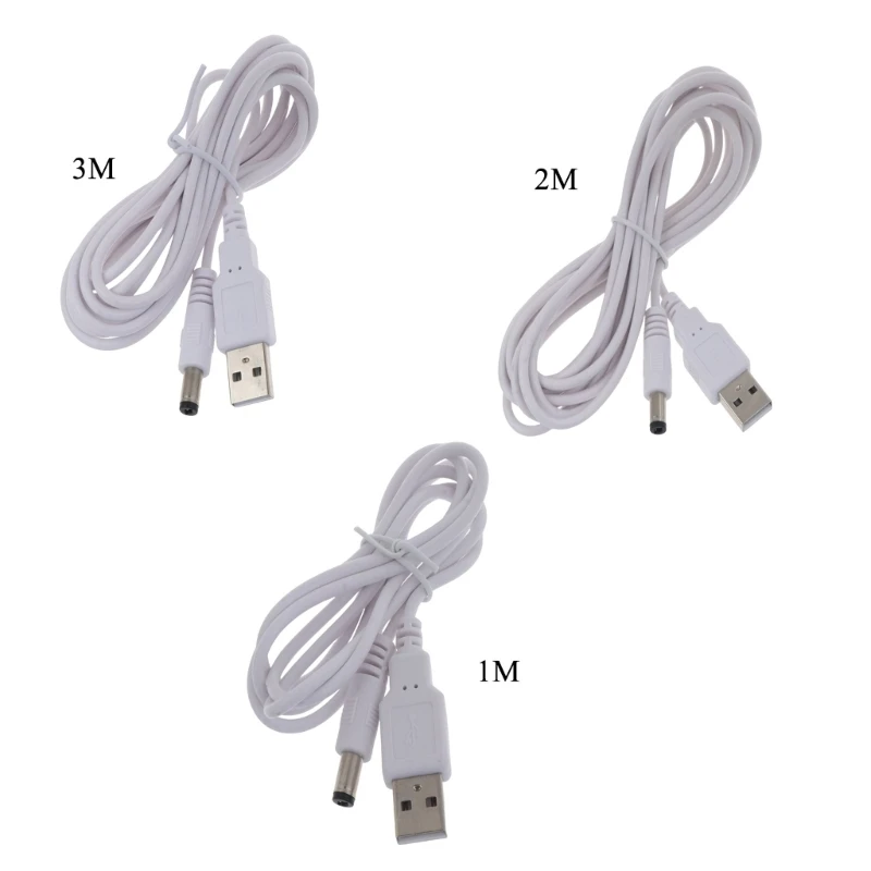 USB 2.0 til dc 5 v Opladning af USB-Ledningen til 5.5x2.5 mm 5V Oplader Kabel til Router-Ledning - 0