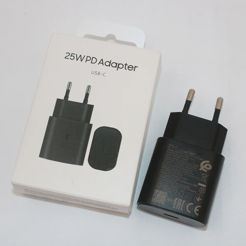 For Samsung A23 A24 A22 A12 A13 A14 25W USB-C Super Hurtig Oplader EU Plug Power Adapter Hurtigt Opladning Til Galaxy M33 M54 M32 - 4
