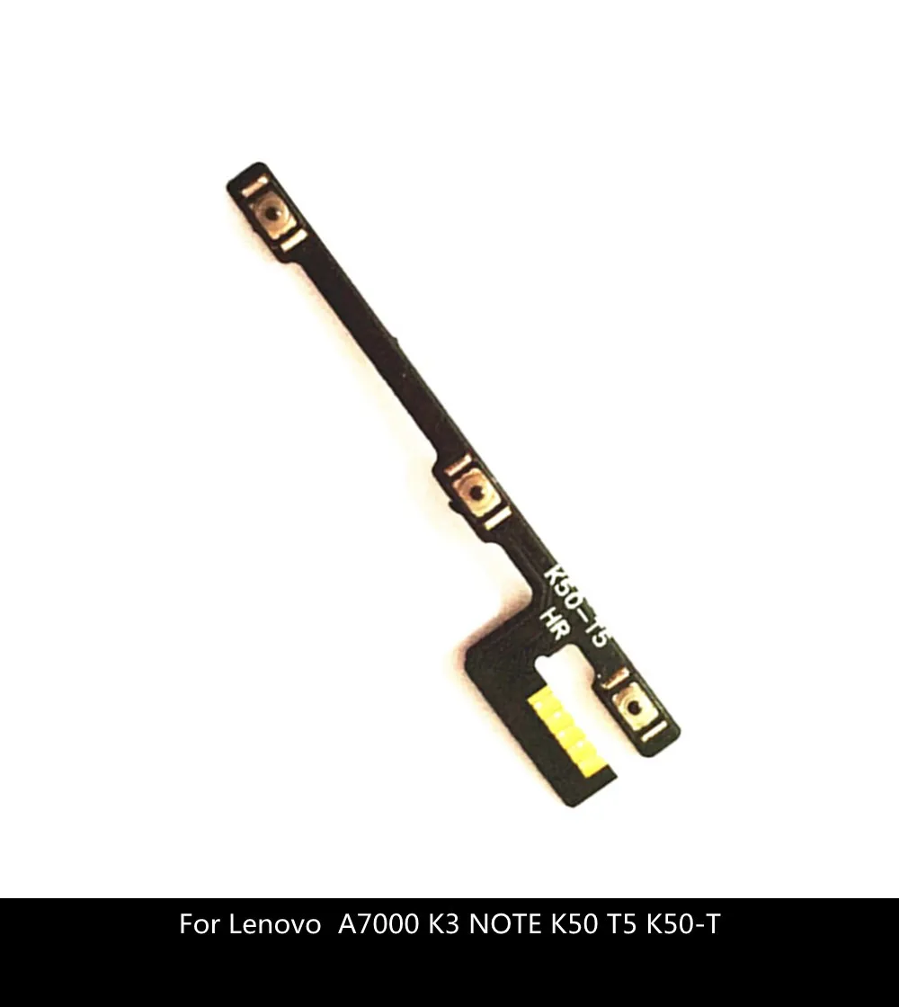 Udskiftning af tænd SLUK Lydstyrke-Knappen for at Skifte til Flex-Kabel For Lenovo A7000 K3 BEMÆRK K50 T5 K50-T - 0