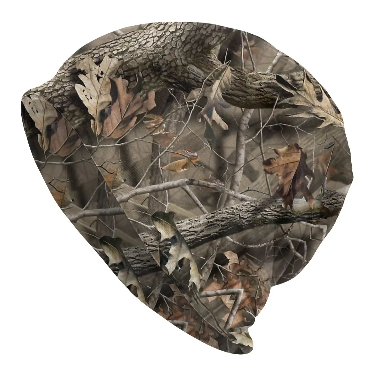 Ægte Træ Camo Camouflage Army Efteråret Kvindelige Varme Huer Dobbelt Anvendes Vindtæt Bonnet Hatte - 0