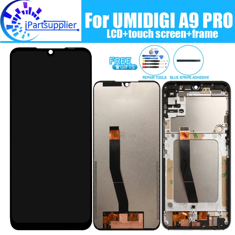 UMIDIGI A9 PRO LCD Display+Touch Screen Digitizer +Stellet 100% Oprindelige Nye LCD - +Touch Digitizer til UMIDIGI A9 PRO+Værktøjer - 0