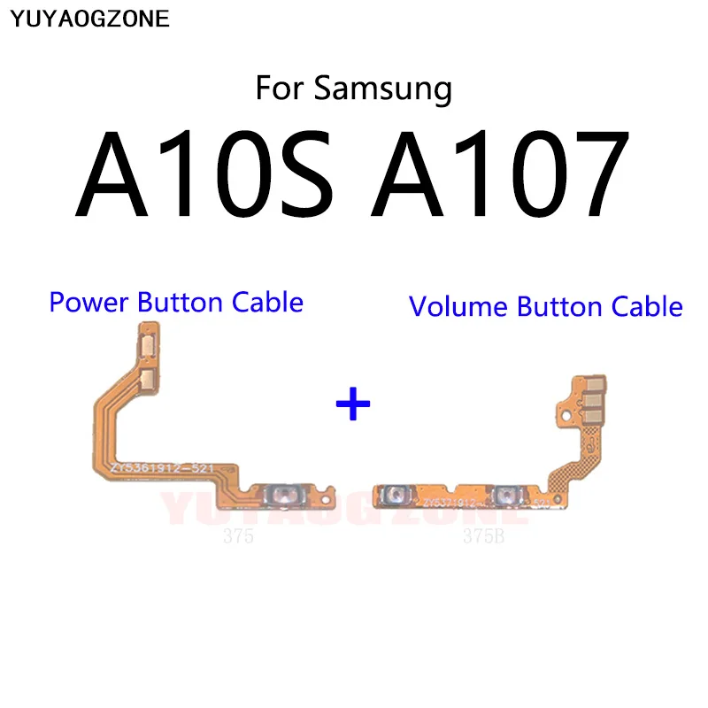 Power Knappen Lydstyrke Mute-Knappen On / Off-Flex Kabel Til Samsung Galaxy A10S A107F A20S A207F A50S A507F A70S A707F - 1