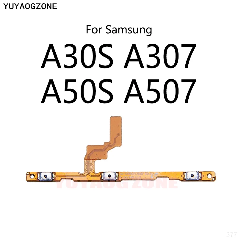 Power Knappen Lydstyrke Mute-Knappen On / Off-Flex Kabel Til Samsung Galaxy A10S A107F A20S A207F A50S A507F A70S A707F - 3