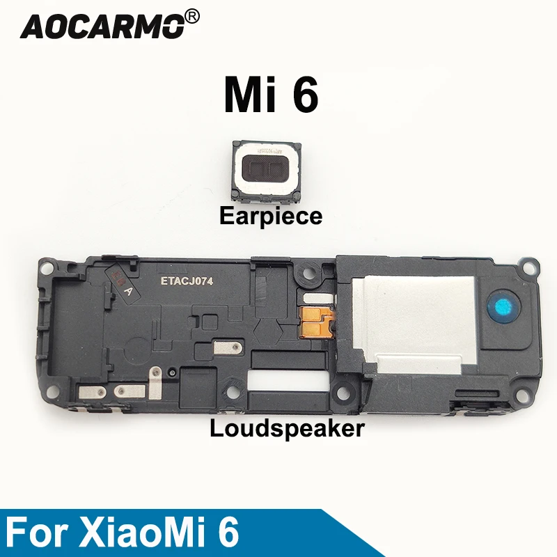 Aocarmo For XiaoMi 6 Mi 6 Top Ørestykke Højttaler Bund Højttaler Højttaler Dørklokken Ringer Udskiftning Del - 0