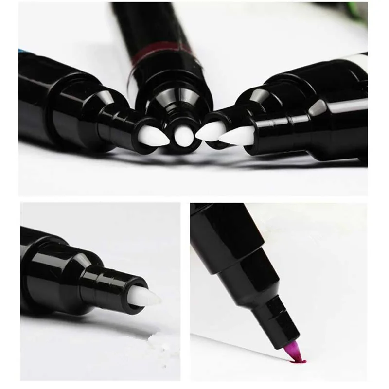 1stk Neglelak Prik-Tegning Pen Nail Art Pensel UV Gel DIY Maleri Lak Manicure Design Tilbehør 16 Farver - 2