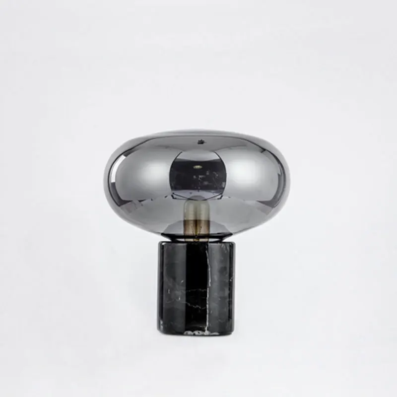 Post Moderne LED-Marmor Bord Lampe Glas Champignon sengelampe Nordiske Simpelt Design-Soveværelse Stue Kreative Undersøgelse Små - 3