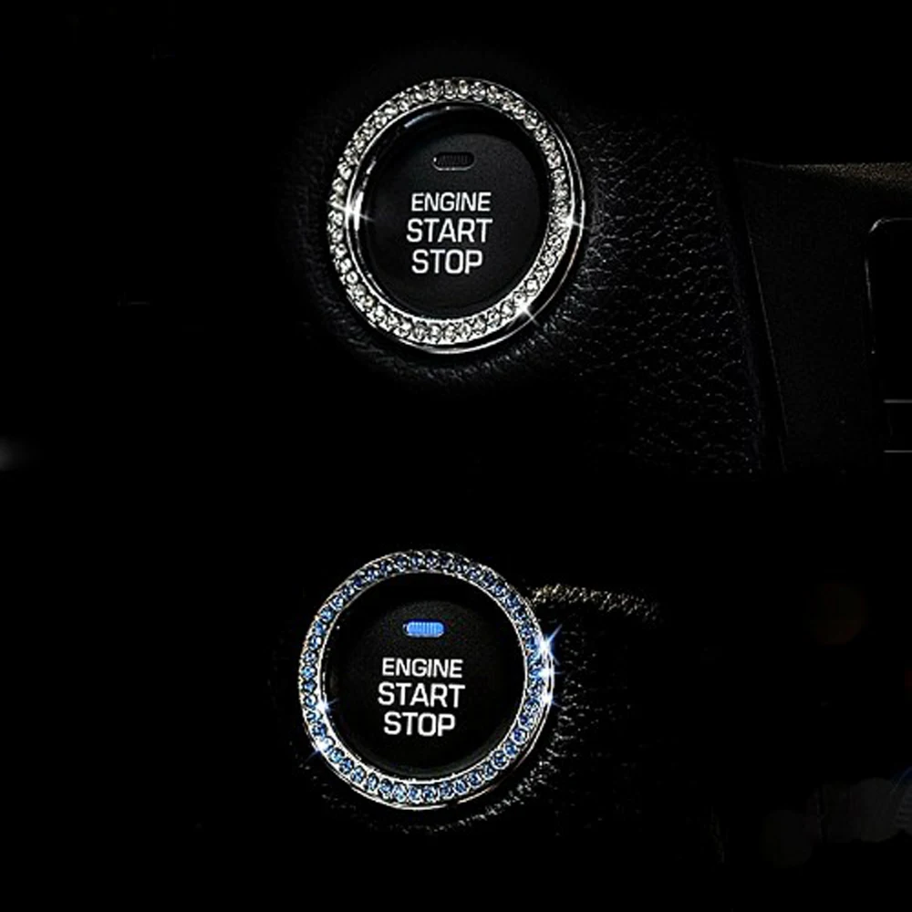 Crystal Bilens Motor Start Stop startnøglen RingFor Fiat 500 600 500l 500x diagnostiske punto stilo bravo freemont stilo panda - 5