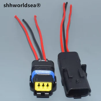 shhworldsea 3 Pin 211PL032S0049 211PC032S0049 Automotive Wire Stik Auto-Stik For PSA Peugeot Citroen Forlygte Gearkasse